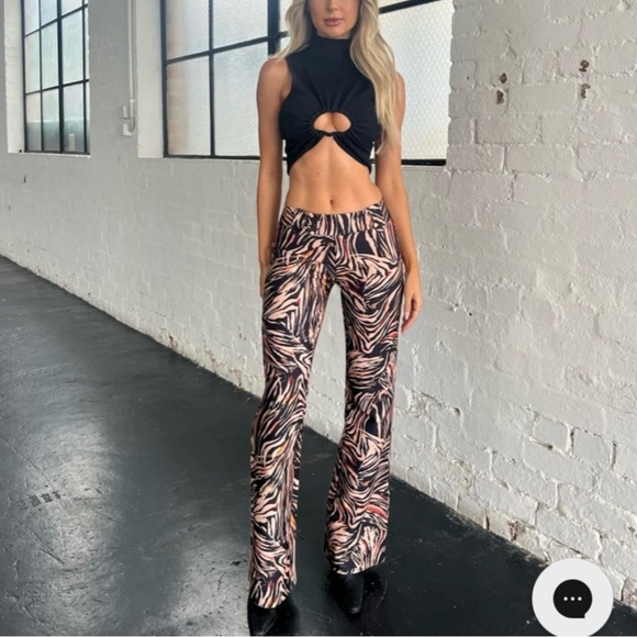 Tiger Mist Kittie Pant in Zebra Women’s Size XS NWOT - Picture 3 of 13